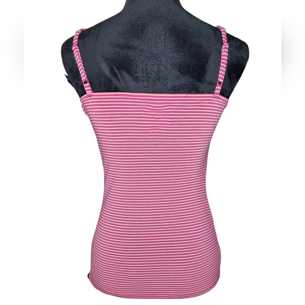 INC pink lurex tank size small womens pink - Picture 3 of 6